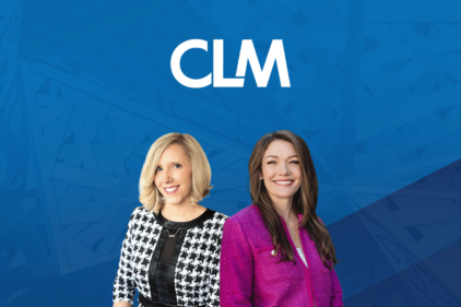 Cayce Lynch and Ashley Fetyko presenting CLM webinar on Nuclear Verdicts defense strategy